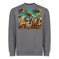 Storm western horses Heavyweight Sweatshirt - Zillion Design Studio