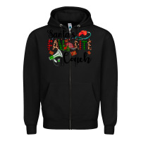 Black santa's favorite coach Zipper Hoodie - AdoDesignShop