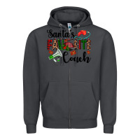 Smoke santa's favorite coach Zipper Hoodie - AdoDesignShop