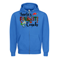 True Royal santa's favorite coach Zipper Hoodie - AdoDesignShop