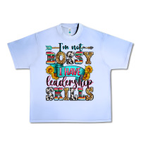Grape Ice i'm not bossy i have leadership skills Urban Heavy Tee - Zillion Design Studio