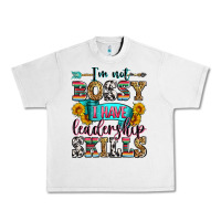 Lunar Rock i'm not bossy i have leadership skills Urban Heavy Tee - Zillion Design Studio