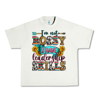Pistachio i'm not bossy i have leadership skills Urban Heavy Tee - Zillion Design Studio