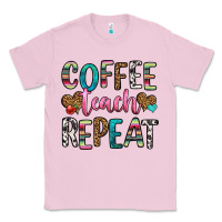 Bubblegum Pink coffee teach repeat Classic Tee - HRA Design Shop