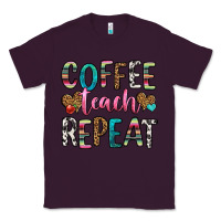 Plum coffee teach repeat Classic Tee - HRA Design Shop
