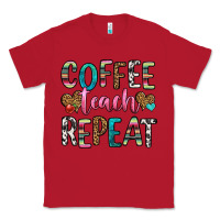 Red coffee teach repeat Classic Tee - HRA Design Shop