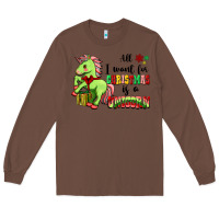 Chestnut All I Want For Christmas Is A Unicorn Long Sleeve Tee - FaDigitalArtStudio