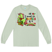 Matcha All I Want For Christmas Is A Unicorn Long Sleeve Tee - FaDigitalArtStudio