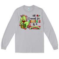 Moon Dust All I Want For Christmas Is A Unicorn Long Sleeve Tee - FaDigitalArtStudio