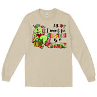 Mushroom All I Want For Christmas Is A Unicorn Long Sleeve Tee - FaDigitalArtStudio