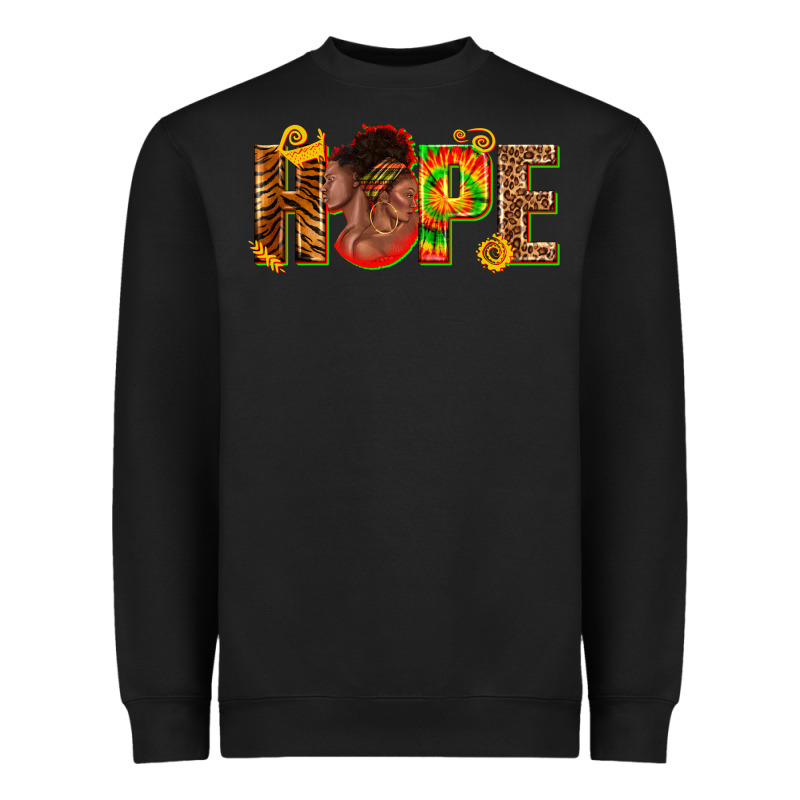 Hope Afro Heavyweight Sweatshirt by texasbilliewilder | Teevron