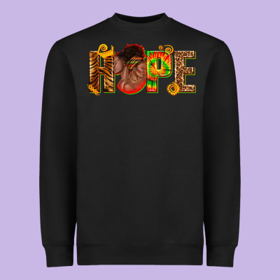 Heavyweight Sweatshirt hope afro