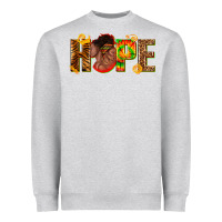 Heather Grey hope afro Heavyweight Sweatshirt - texasbilliewilder