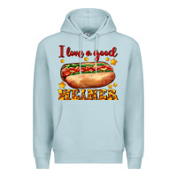 Blue Mist i love a good weiner Premium Hoodie - AdoDesignShop