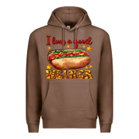 Chestnut i love a good weiner Premium Hoodie - AdoDesignShop