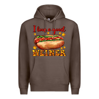Coffee i love a good weiner Premium Hoodie - AdoDesignShop