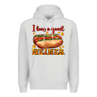Dove Grey i love a good weiner Premium Hoodie - AdoDesignShop
