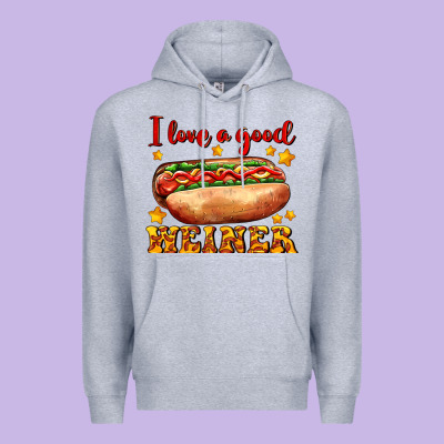 I Love A Good Weiner Premium Hoodie Designed By Adodesignshop