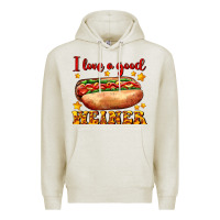 Oatmeal Heather i love a good weiner Premium Hoodie - AdoDesignShop