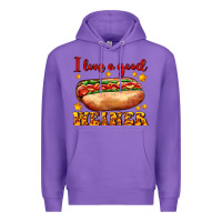 Purple i love a good weiner Premium Hoodie - AdoDesignShop