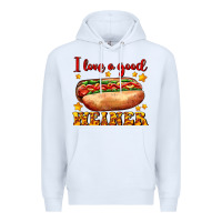 White i love a good weiner Premium Hoodie - AdoDesignShop