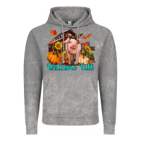 Cloud Rock Welcome fall pig Vintage Hoodie - RanaPortraitStore