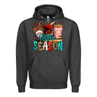 Charcoal Heather 'tis the season baseball game Zipper Hoodie - Jasminsmagicworld