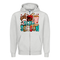 Dove Grey 'tis the season baseball game Zipper Hoodie - Jasminsmagicworld