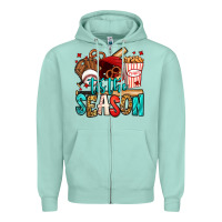 'tis The Season Baseball Game Zipper Hoodie | Teevron