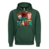 Sports Green 'tis the season baseball game Zipper Hoodie - Jasminsmagicworld