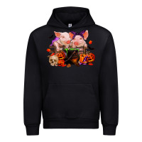 Black halloween pigs Urban Hoodie - RanaPortraitStore