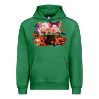 Emerald halloween pigs Urban Hoodie - RanaPortraitStore