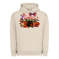 Pigment French Oak halloween pigs Urban Hoodie - RanaPortraitStore
