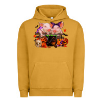 Pigment Peanut Butter halloween pigs Urban Hoodie - RanaPortraitStore