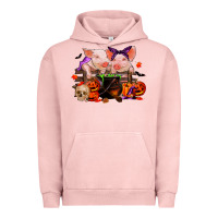 Pigment Salmon halloween pigs Urban Hoodie - RanaPortraitStore