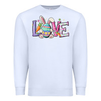 White love easter Premium Sweatshirt - MaliasSmallBusiness