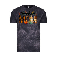 Cloud Black thankful mom Vintage Tee - texasbilliewilder