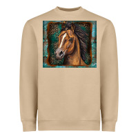 Mushroom western horse Heavyweight Sweatshirt - Zillion Design Studio