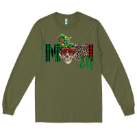 Army Green Boy Mini Elf Skull Long Sleeve Tee - FaDigitalArtStudio