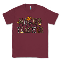 Burgundy nacho averange teacher Classic Tee - CowhideDigitalArt