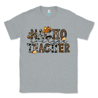 Heather Grey nacho averange teacher Classic Tee - CowhideDigitalArt