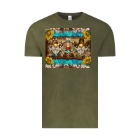 Vintage Olive western gnome tumbler Vintage Tee - BarkalooDesign