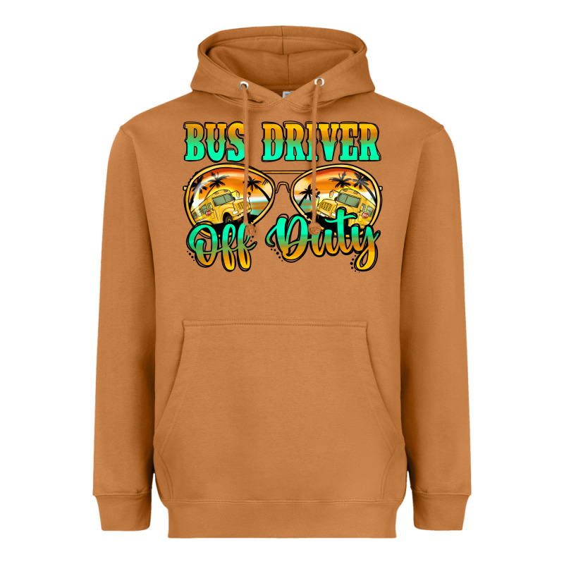 Bus Driver Off Duty Heavyweight Hoodie by Jasminsmagicworld | Teevron