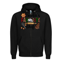 Black santa's favorite chef Zipper Hoodie - AdoDesignShop