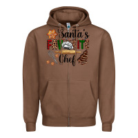 Chestnut santa's favorite chef Zipper Hoodie - AdoDesignShop