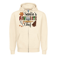 Sandshell santa's favorite chef Zipper Hoodie - AdoDesignShop