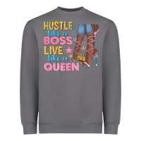 Storm hustle like a boss live like a queen Heavyweight Sweatshirt - texasbilliewilder