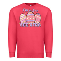 Cardinal i'm just so egg stra Premium Sweatshirt - MaliasSmallBusiness