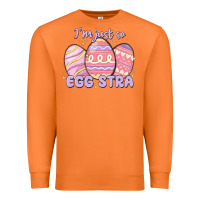 Carrot i'm just so egg stra Premium Sweatshirt - MaliasSmallBusiness