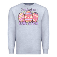 Heather Grey i'm just so egg stra Premium Sweatshirt - MaliasSmallBusiness